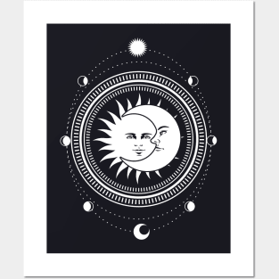 Sun and Moon Posters and Art